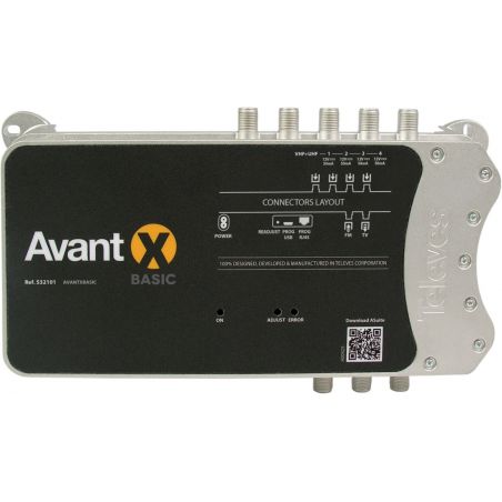Avant X Basic Centrale programmable FM entreé 4 VHF/UHF 32 filtres Auto LTE