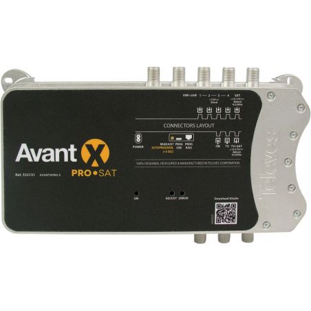 Avant X Basic Central programável entrada FM 4 VHF/UHF 32 Filtros Auto LTE