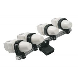 Soporte TD Multiblock con 4 LNB DiSEqC Switch para antenas parabólicas Triax TD 78/88/110