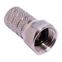 Conector F para cable RG7 con goma