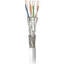 Cable de datos S/FTP CAT-7 Cca LSFH Ø 7.4mm Blanco 305m Televes
