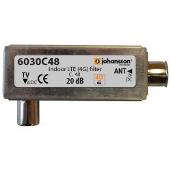 LTE filter, interior, rejection 20dB, 6030 C48 Johansson