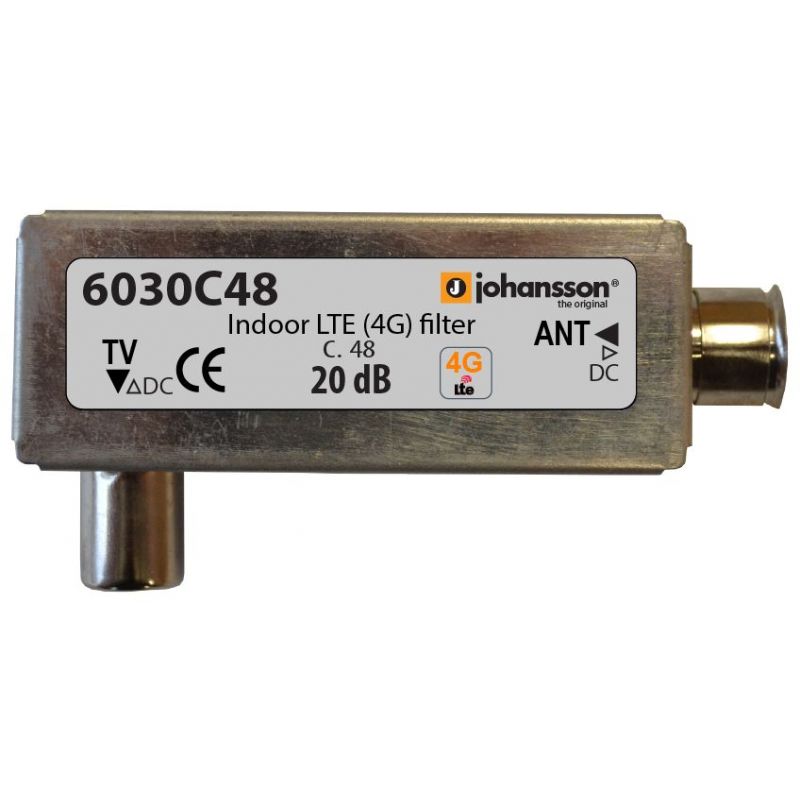 LTE filter, interior, rejection 20dB, 6030 C48 Johansson