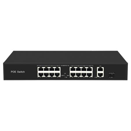 SW1916POE-F-300 - Switch PoE, 16 puertos PoE + 2 Gigabit + 1 SFP,…