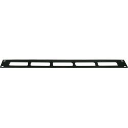 Cable Management for Rack 19” 1RU 5 Gaps Black Televes