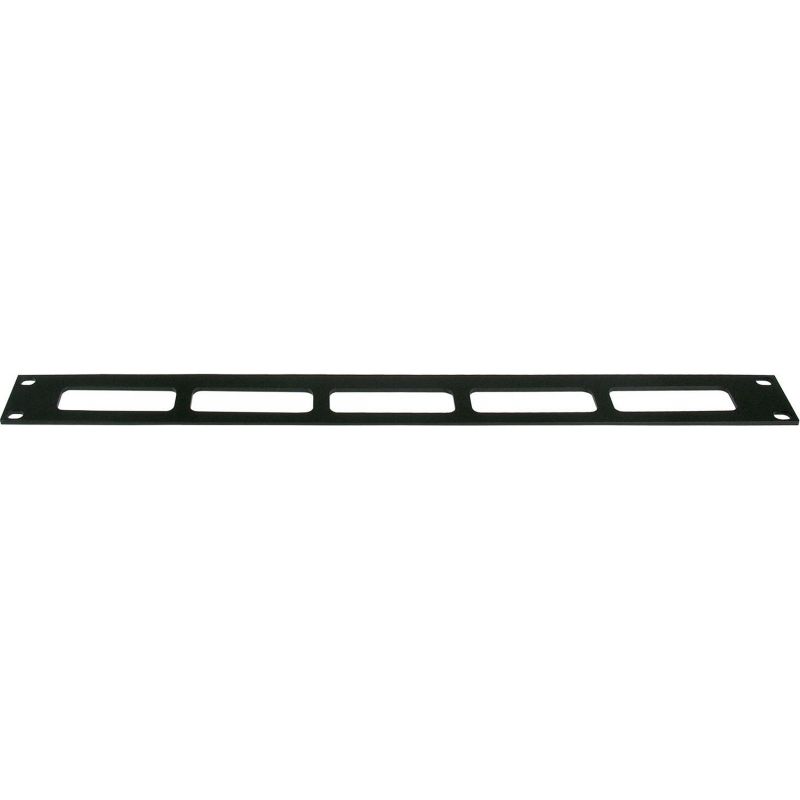 Panel pasacables para Rack 19” 1U 5 Huecos Negro Televes