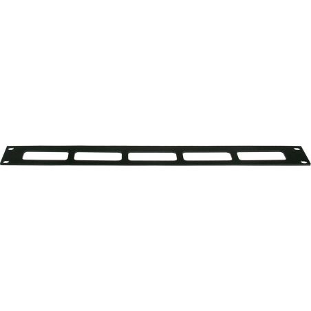 Panneau passecâbles pour Rack 19” 1U 5 lacunes Noir Televes