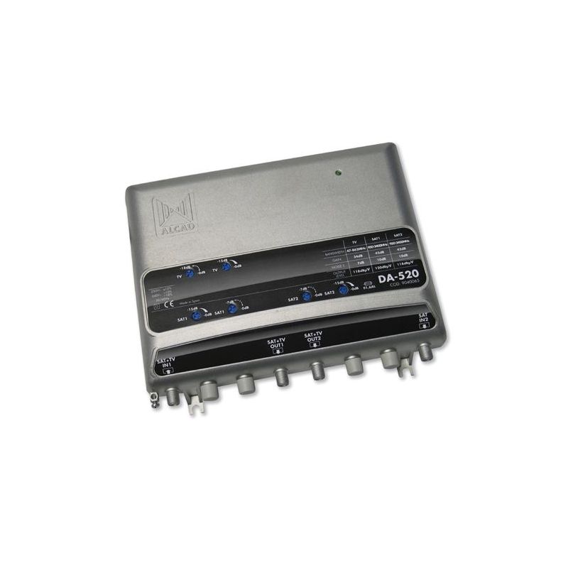 Alcad-DA-520 Amplificateur de double distribution TV/SAT