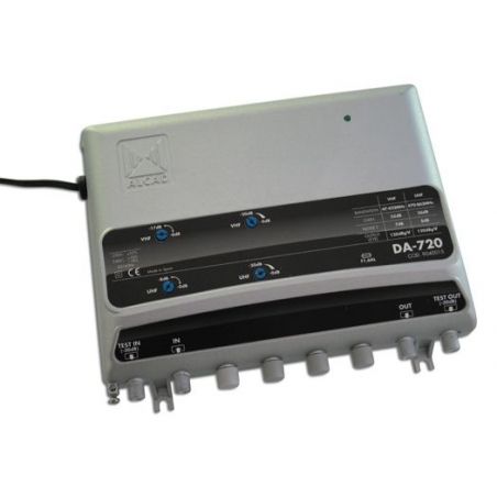 Alcad DA-720 Amplificador de distribuição UHF+VHF/BS