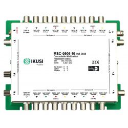 Ikusi MSC-0906 Multiswitch cascadable 9 entradas 6 salidas -10 dB