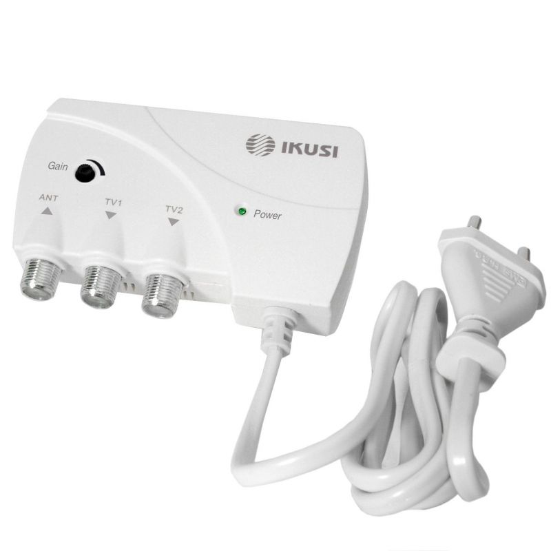 Ikusi ATP-200-C60 Apartment amplifier 1 input 2 outputs terrestrial 47-790 MHz