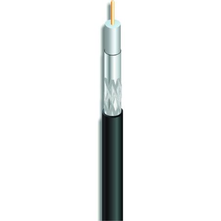Ikusi CCT-171 Cable coaxial (tipo RG6) cobre aluminio negro