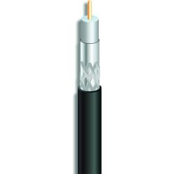 Ikusi CCT-125 Cable coaxial tipo (RG11) negro