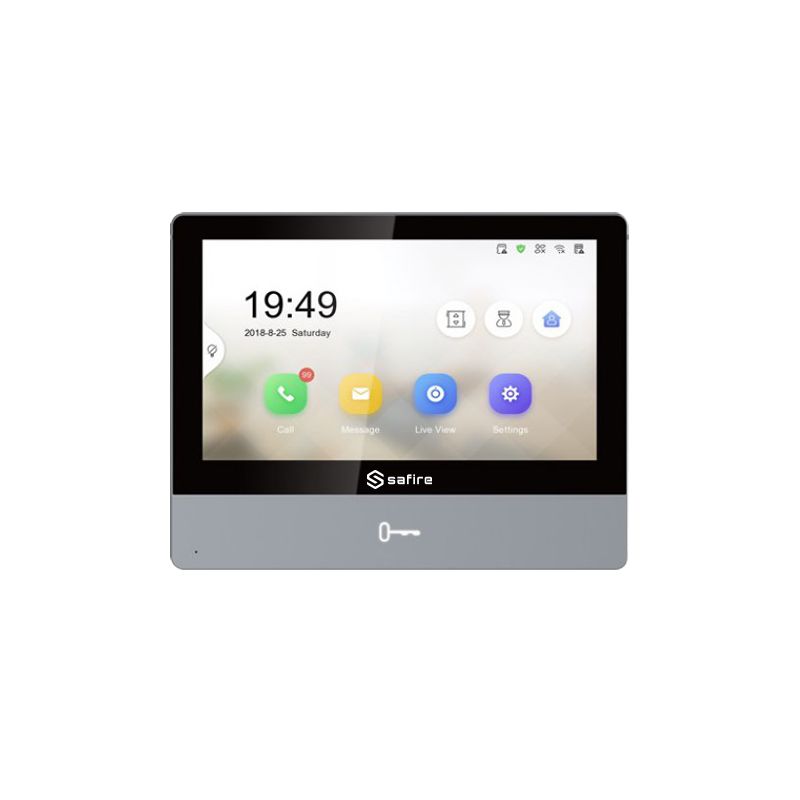 Safire SF-VIDISP02-7WIP - Monitor para Videoportero, Pantalla TFT IPS de…