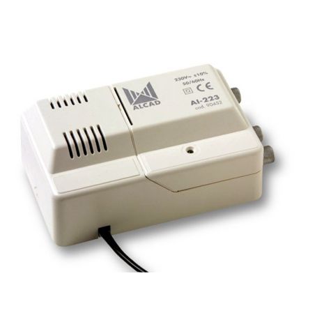 Alcad AI-223 Indoor ampl 2 outputs catv (rp 65mhz)