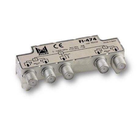Alcad FI-474 If splitter 4 out with dc path