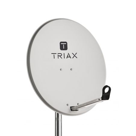 Triax TDS 65A Antenne parabolique en acier galvanisé de 65cm Gris clair