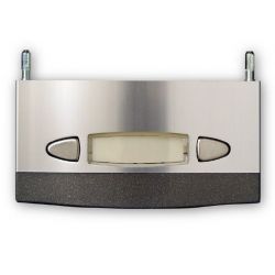 Alcad MPD-001 Plaque 1 double bouton-poussoir