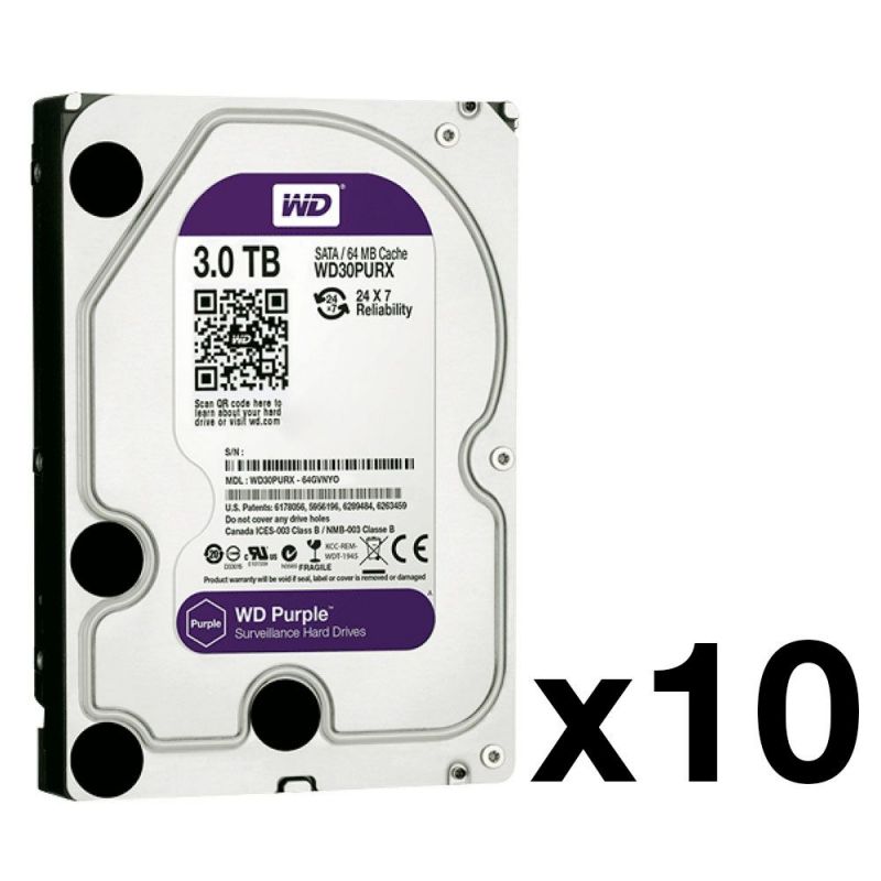 Dahua HDD-3TB-PACK10 Disco duro 3 tb videosurveillance pack 10u