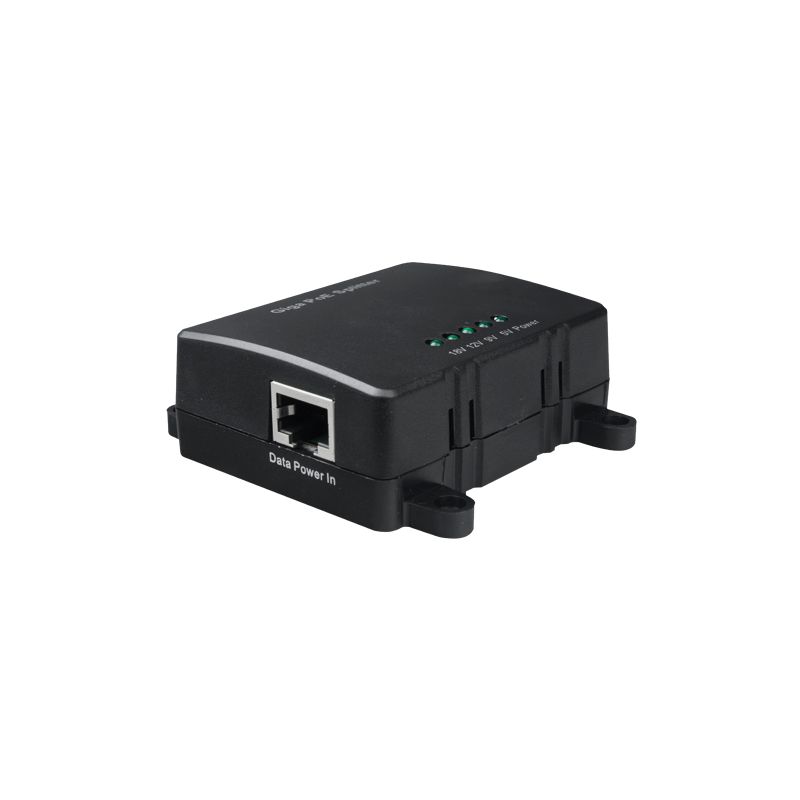 POE-SPLIT-25-SW - PoE Splitter, Para cámaras IP no PoE, Entrada RJ45…