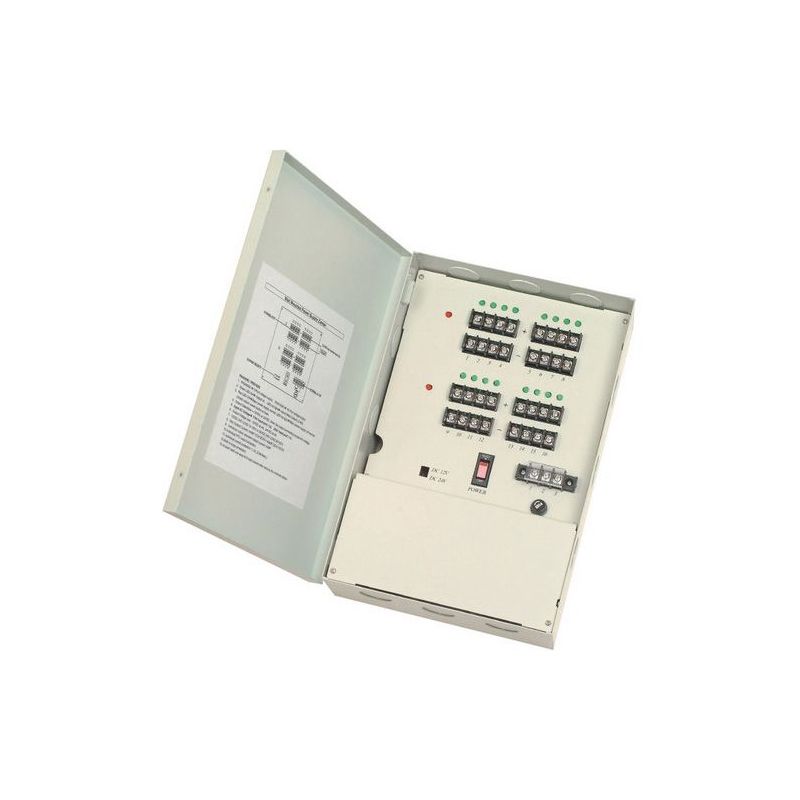 Airspace SAM-611 Fuente d/aliment.16 puertos 8amp. 12v reg.p/pared+ac cable