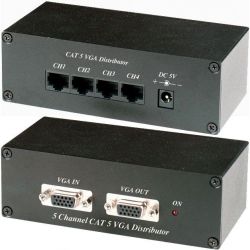 Airspace SAM-1049 Amplificador de distribucion 1 ent-5 sal vga cat5  remotas