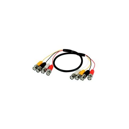Airspace SAM-1047 Cable conectores 4 bnc a 4 bnc.200 cm