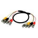 Airspace SAM-1047 Cable conectores 4 bnc a 4 bnc.200 cm