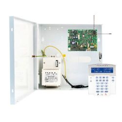 Paradox PAR-98 Kit central 2 zonas hibrida magellan + teclado lcd azurl 32 caract