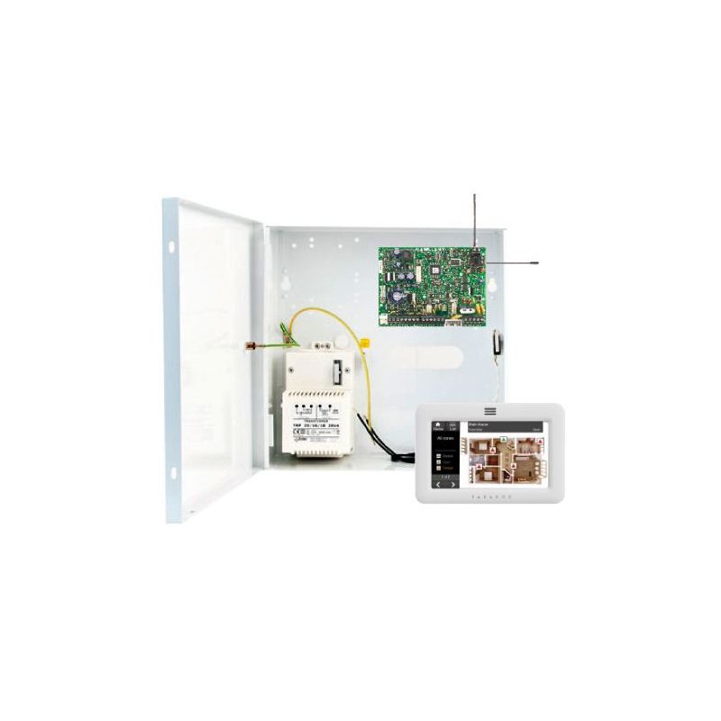 Paradox PAR-99 \"kit central 2 zonas hibrida magellan + teclado tactil 5.0\"\"\"