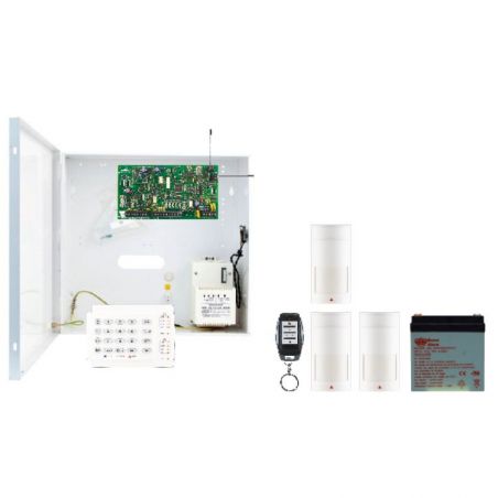 Paradox PAR-111 Kit hibrido magellan 5 zonas + teclado leds 10z+3 pir+bat+mando
