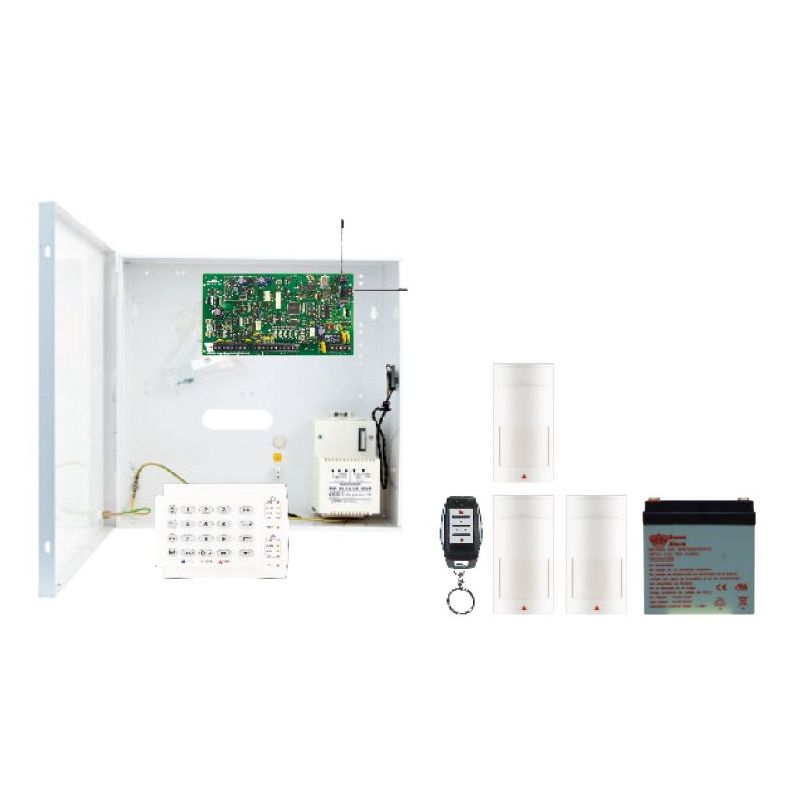 Paradox PAR-111F Kit hibrido magellan 5 zonas + teclado leds 10z+3 pir+bat+mando