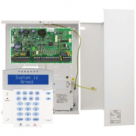 Paradox PAR-186F Kit evo+teclado proximidad+caja metal17ah grado 3