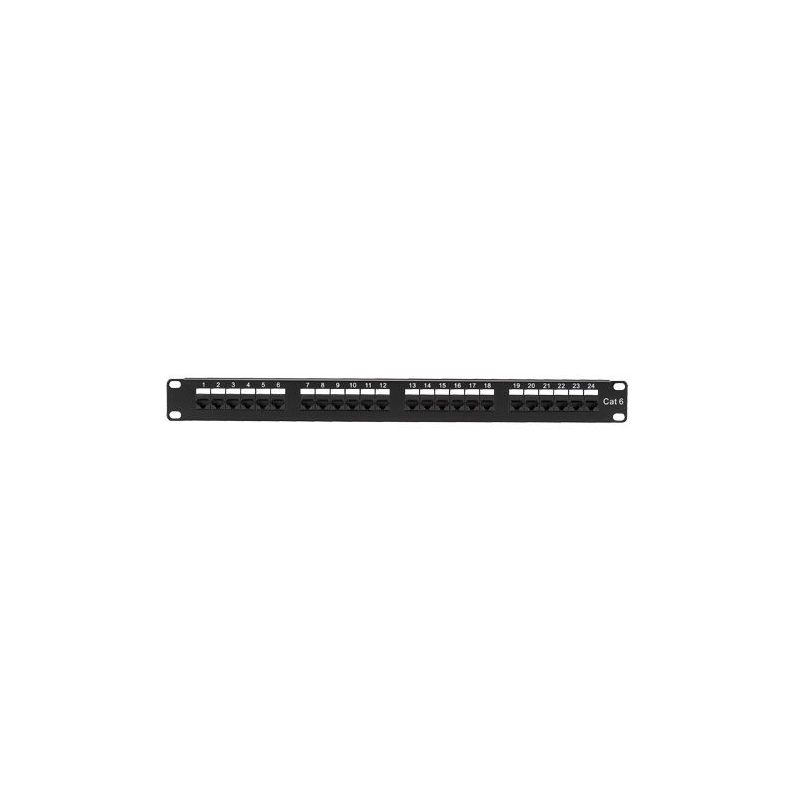 Airspace SAM-4230 Patch panel 24 puertos utp/rj45 cat6.montaje rack. dual idc. 1u