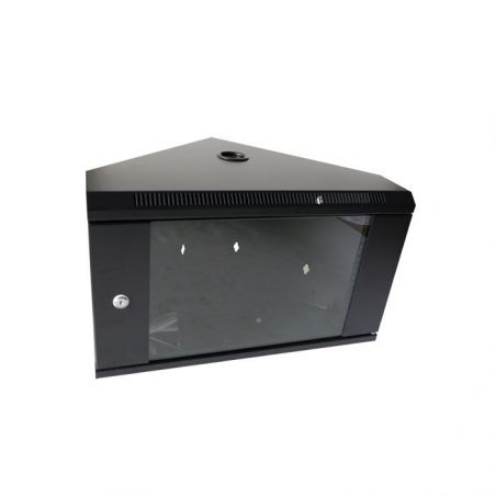 Airspace SAM-4232 Armario rack 19\"-6u. montaje esquina.60kg.ip20.spcc.prof 430mm. negro\"