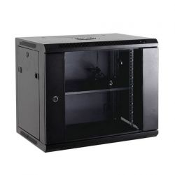Airspace SAM-4233 Armario rack 19\"-9u. montaje pared.100kg.ip20. 450mm. negro\"