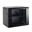 Airspace SAM-4233 Armario rack 19\"-9u. montaje pared.100kg.ip20. 450mm. negro\"