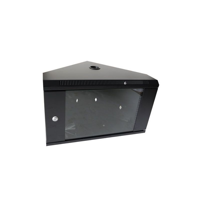 Airspace SAM-4238 Armario rack 19\"-6u. montaje esquina.60kg.ip20.spcc.prof 600mm. negro\"