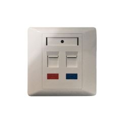 Airspace SAM-4448 Face plate 2-port, uk type