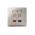 Airspace SAM-4448 Face plate 2-port, uk type