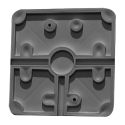 CBOX-BC02-BASEFLEX - Tapa de conexiones flexible para caja de soporte, Apto…
