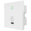 WIFI4-AP300-INWALL-N - Ponto de acesso Wifi 4, Frequência 2.4, Suporta…