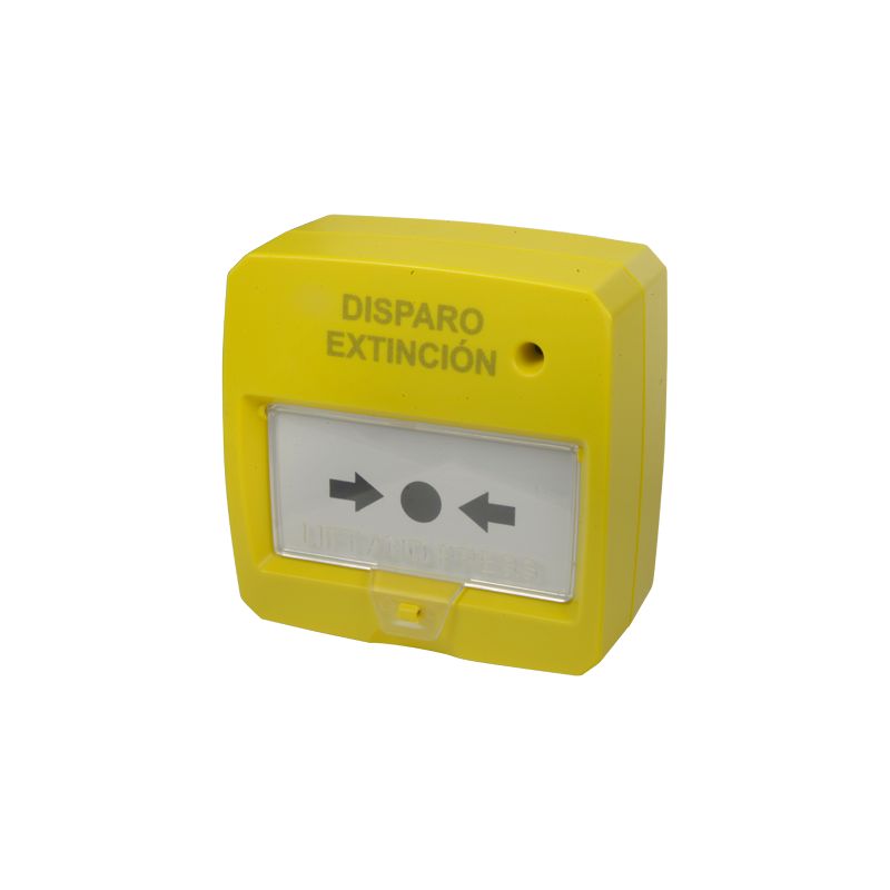 Dmtech DMT-D9000-MCP-Y - Bouton réarmable, Spécial pour panneau d\'extinction,…