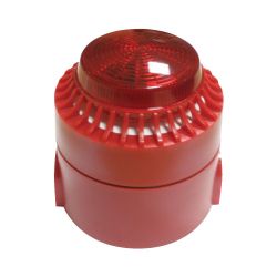 Incendio OEM AH-03127-BS Sirena roja exterior c/flash incendio 24v. 14.5ma.ip42