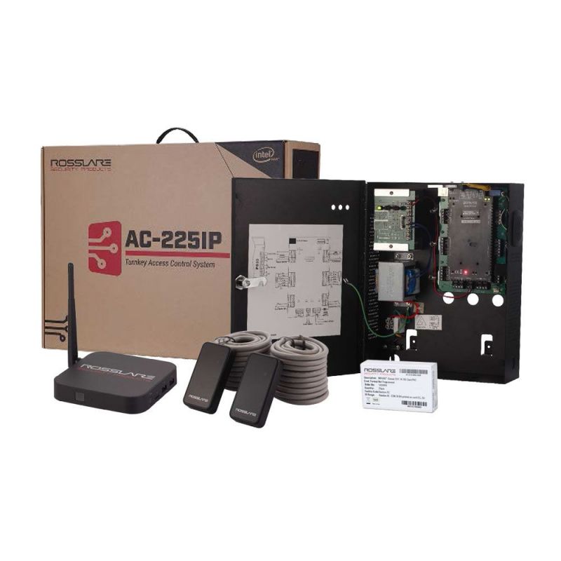 Rosslare MS-K225IP-E Ac-225ip turn-key kit-axtraxng ultralight & csn select reader edition
