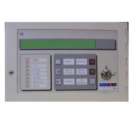 Honeywell 709-601-001 Repetidor bidireccional zxr-a con pantalla y teclado de control.