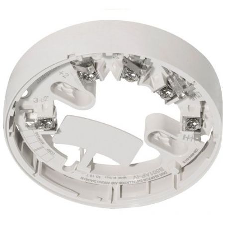 Honeywell B501AP Base blanca estandar de superficie para detectores de la serie nfx.