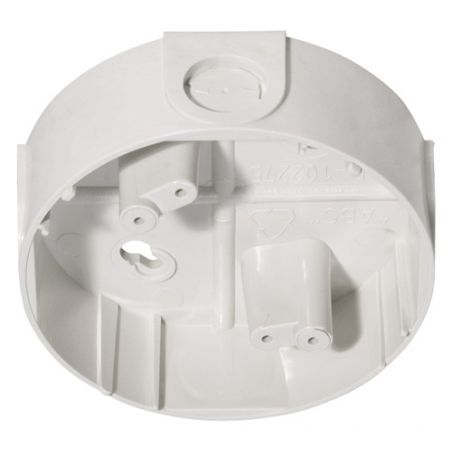 Honeywell SMK400AP Zocalo blanco de superficie para tubo de hasta 22mm diametro exterior. tambien en color marfil (-iv)