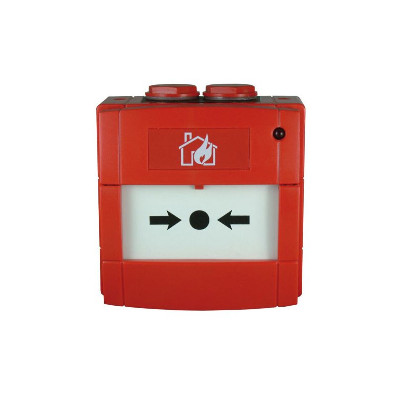 Honeywell W5A-RP02SG-N026-41 Pulsador de alarma ip67 con aislador de cortocircuitos incorporado.