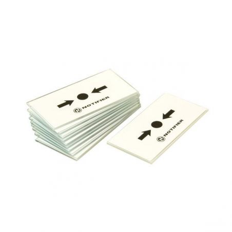 Honeywell SUS758 Paquete de 10 unidades de cristales de recambio para pulsadores de la serie kac.